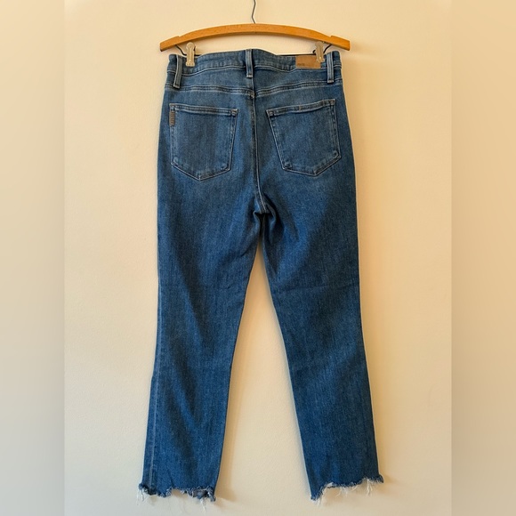 PAIGE Vintage Denim, Cindy Straight Leg Destroyed Hem Jean, Mel Wash, Size 26 - Picture 2 of 11